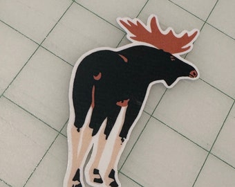 Moose Sticker | Vinyl Waterproof | Die Cut Sticker