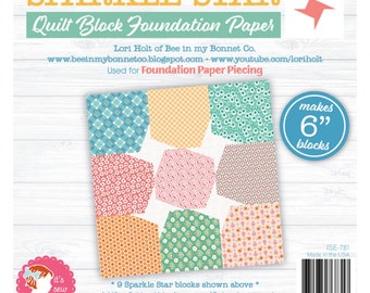 Sparkle Star 6in Block Foundation Paper Pad