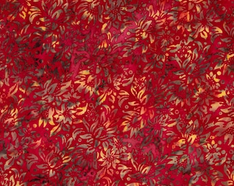 Tela múltiple de oro rojo ~ TJAPS Batik ~ Riley Blake Designs