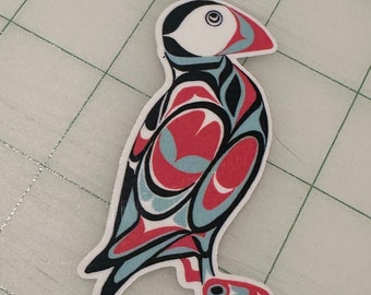 Puffin Sticker | Vinyl Waterproof | Die Cut Sticker