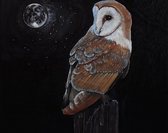The eye of the night (original painting)