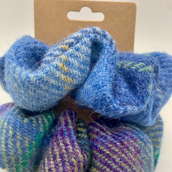 Harris Tweed Scrunchies.. Matching items available
