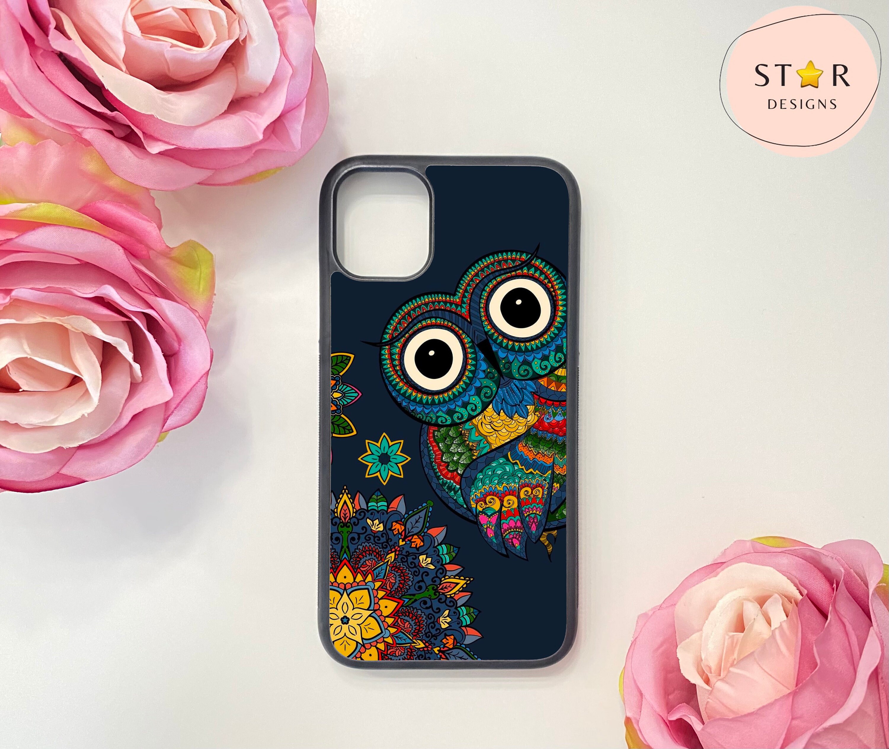 Owl Phone Case Samsung iPhone Galaxy Note Phone Case Etsy