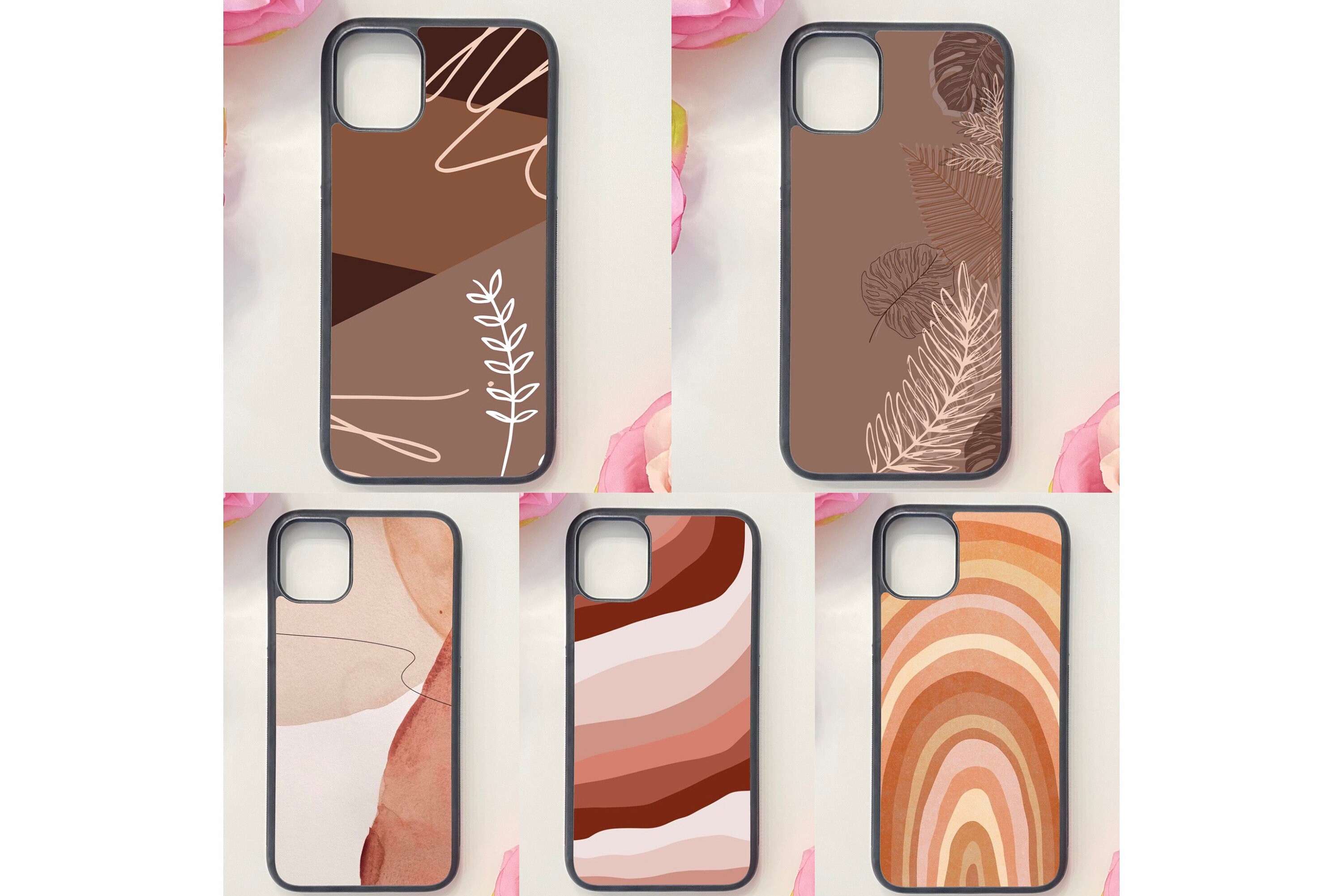 Brown Aesthetic Boho Phone Case Samsung iPhone Galaxy Note Etsy