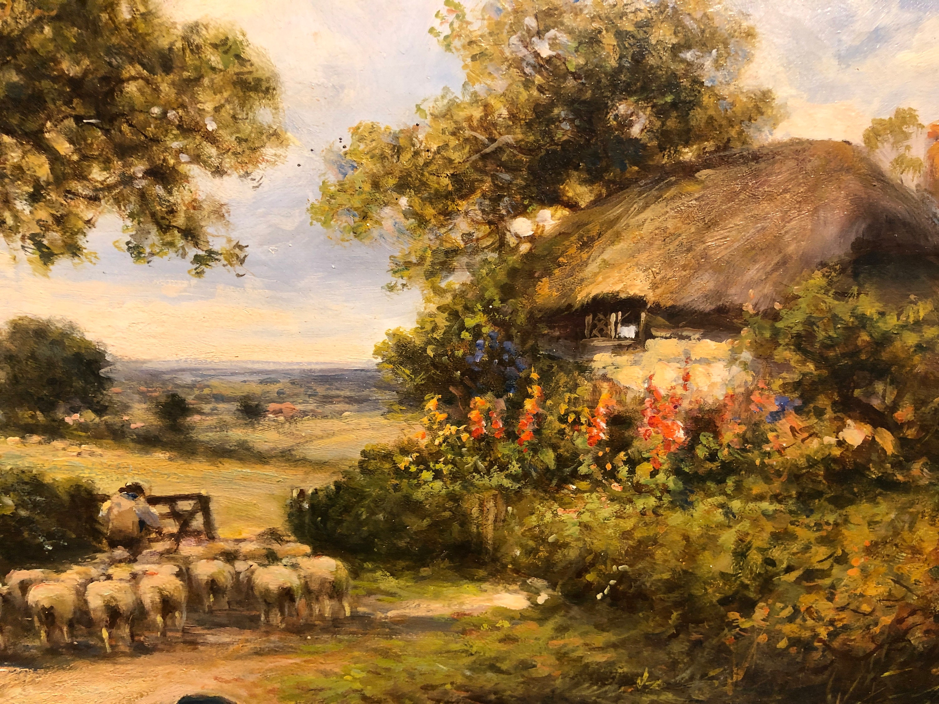 OIL PAINTING LARGE Old Master Henry Cooper ( 1859 - 1934 ) Lovely