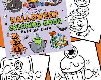 Kolorowanka na Halloween: Odważne, łatwe i upiorne wzory (do pobrania w wersji cyfrowej)
