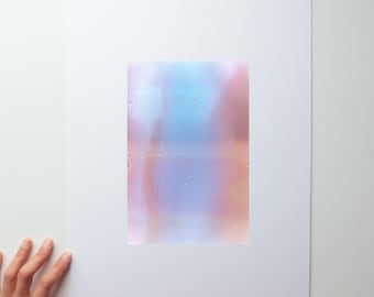 Abstract Darkroom RA4 Print: Experimental Film Soup Artwork