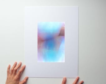 Abstract Darkroom Photograph: RA4 Film Soup Print