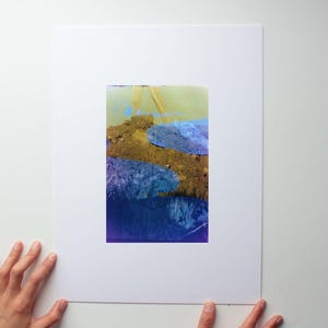 Experimental Film Soup Art: Analog Colour Darkroom Print
