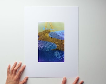 Experimental Film Soup Art: Analog Colour Darkroom Print