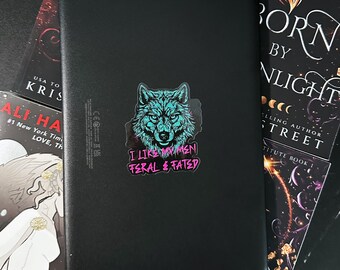 Spicy Book Lover Sticker | Romantasy Lover Gift | Smut Sticker | Shifter Smut Sticker | Werewolf Smut Sticker | Gift for Smut Reader | Smut