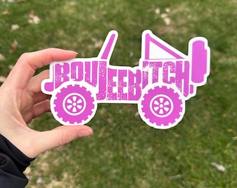 Boujee Bitch Offroad Enthusiast Sticker | Durable Vinyl Decal for 4x4 | Offroad Enthusiast Sticker | Overlanding Sticker | 4x4 Sticker