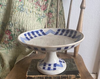 Cake Stand, Ceramic Cake Stand, Gien Cake Stand, Gien Ceramics, Cake Plate, A French Gem,