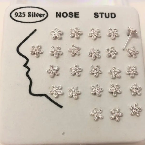 Nose Stud Ball End Etsy