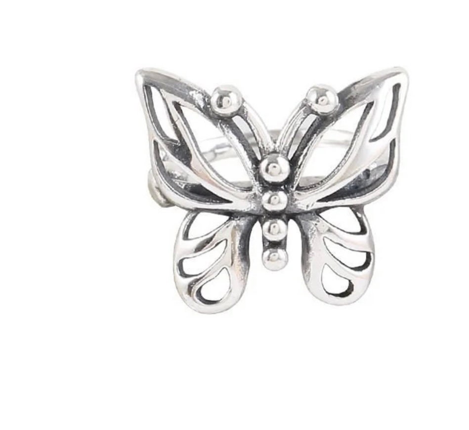 Butterfly Ear Cuff Ear Cuff No Piercing Silver Ear Cuffs Etsy