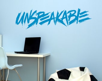 UNSPEAKABLE Wall Decal