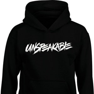 Unspeakable merch hoodie top