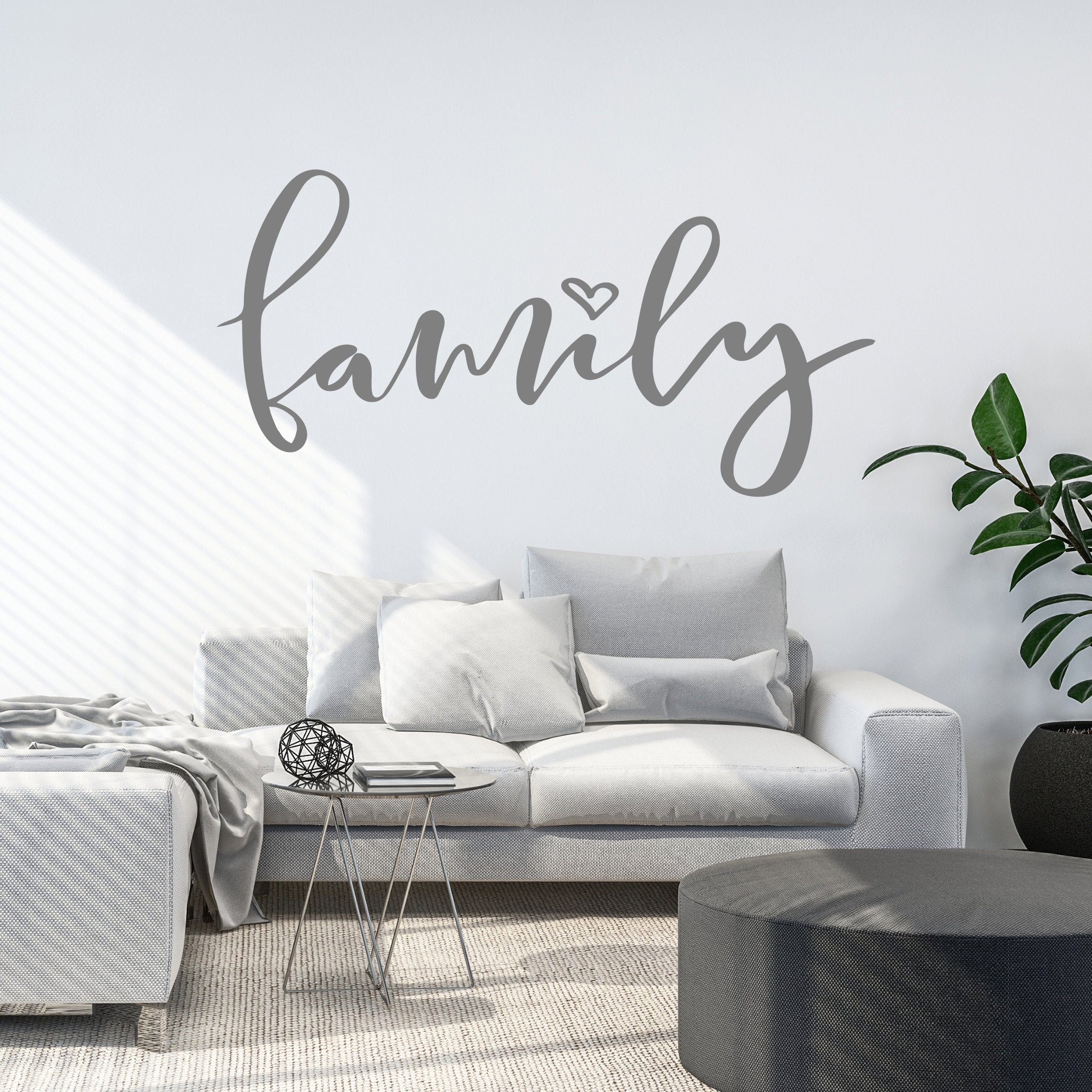 Family Wall Decal Etsy
