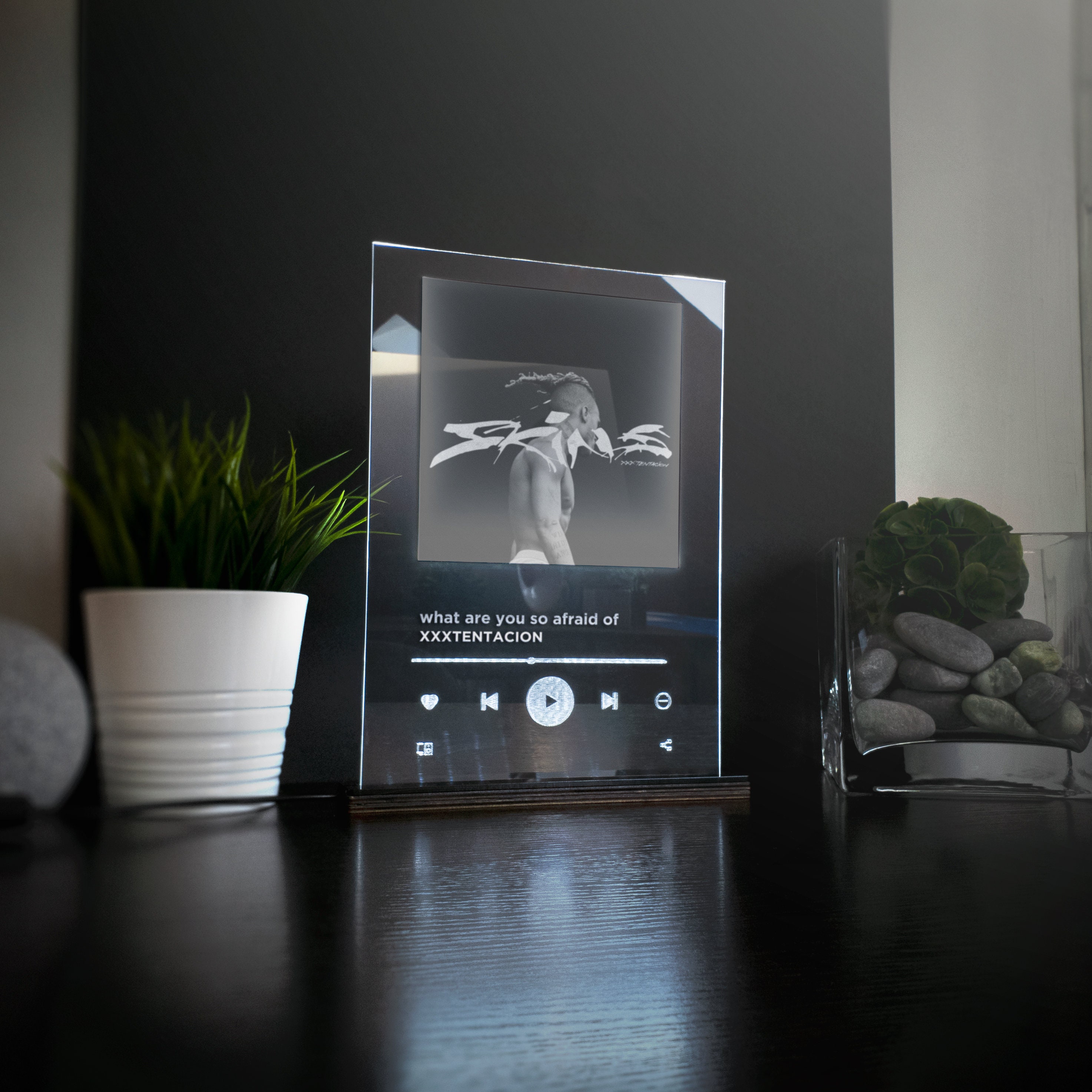 Personalisiertes Acryl Poster LedLicht Tischdekoration Unikat Etsy.de