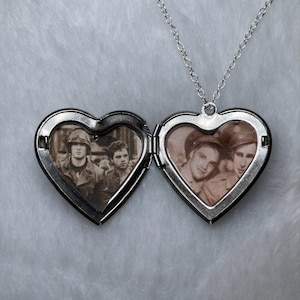 Steve Rogers and Bucky Barnes locket necklace