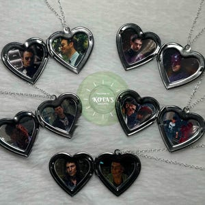 Daredevil and The Punisher inspired locket necklace