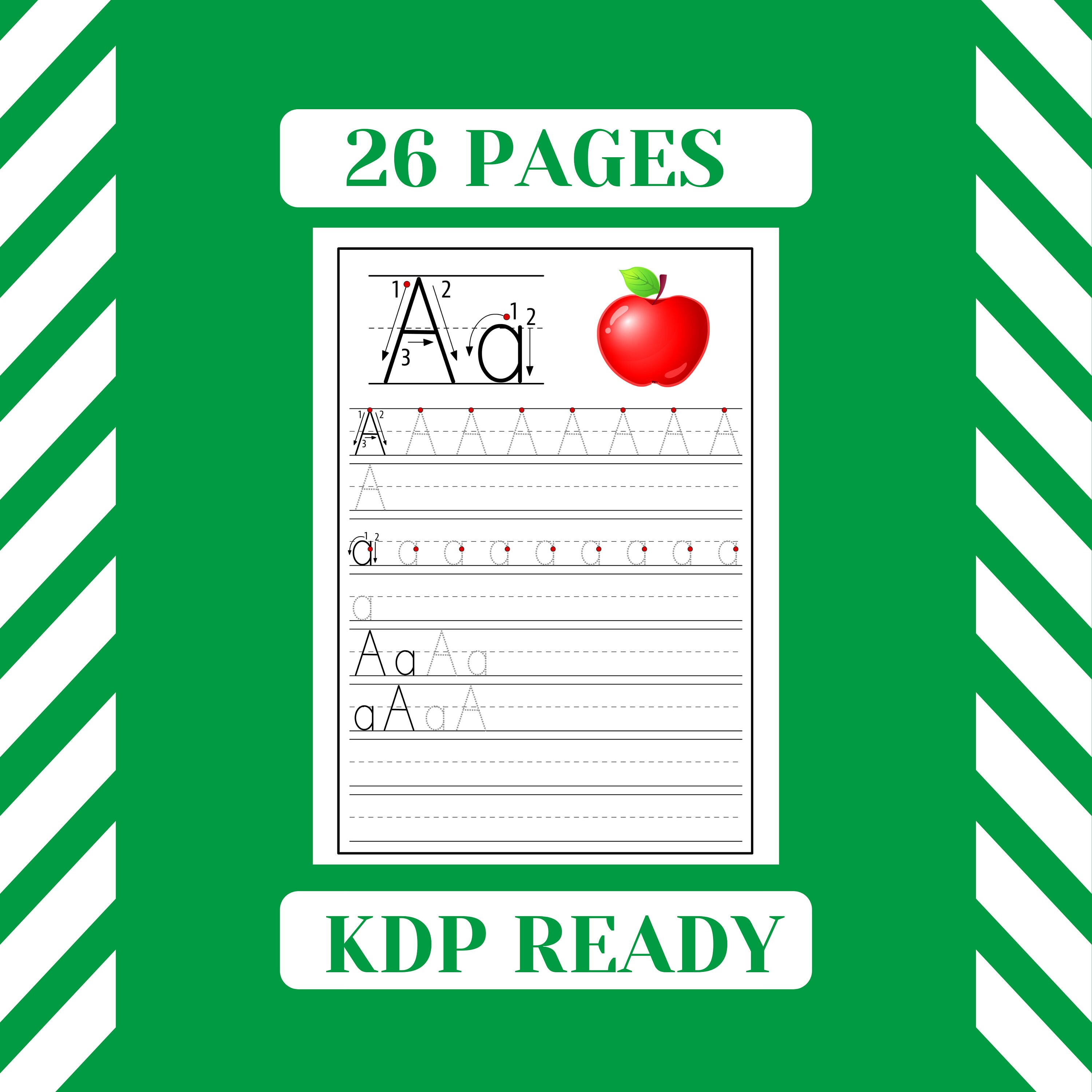 Download Kdp Kids Interior Alphabet Tracing Book For Kids Pdf Files Etsy