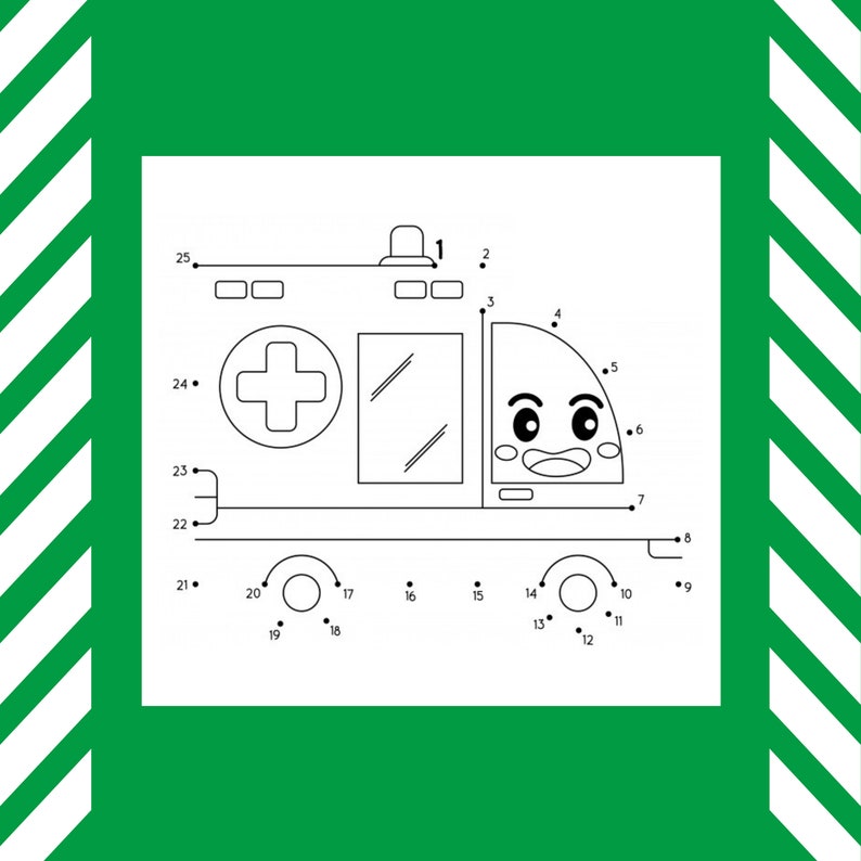 Download KDP Kids Interior: Vehicles Dot to Dot Activity Book for ...
