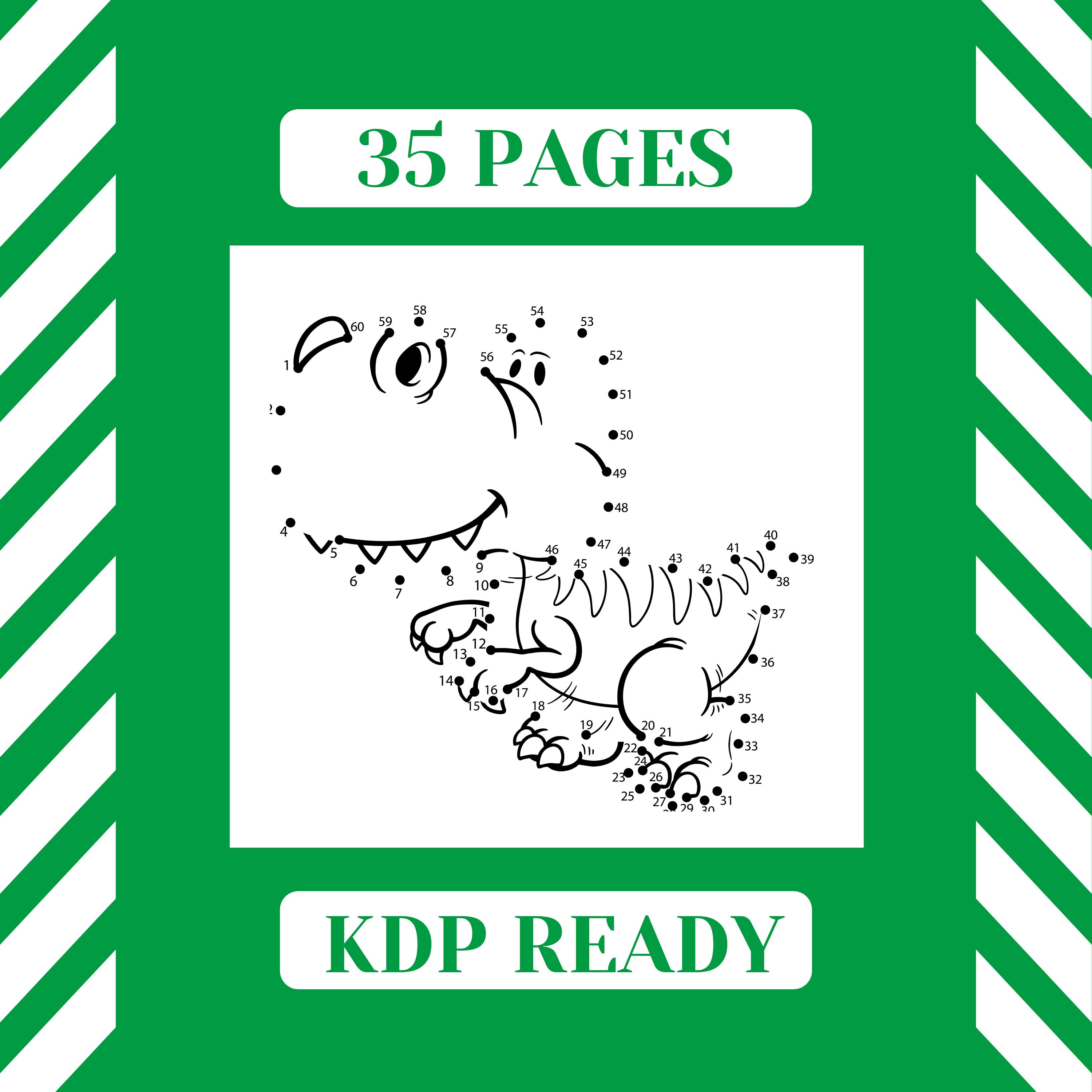 Download Kdp Kids Interior Activity Book For Kids Dot To Dot 35 Etsy