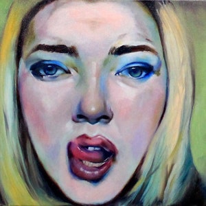 Oil painting on 30x40 canvas Inspiration by M.T. Liepke - Portrait / original oilpainting on 30x40 canvas Inspiration by M.T.Liepke-portrait