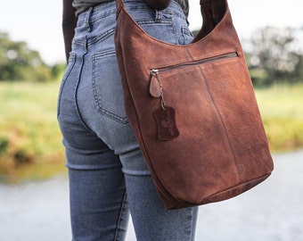 Leather Tote Bag Shoulder Bag Leather Handbag Leather Bag Leather Shoulder Bag Handmade Leather Bag Tote Bags for Women Retro Tote Bag