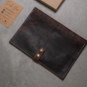 Leather Portfolio Document Organizer A4 Document Holder Paper Case Office Case A4 Paper Folder Paper File Organizer  Paper Document Case