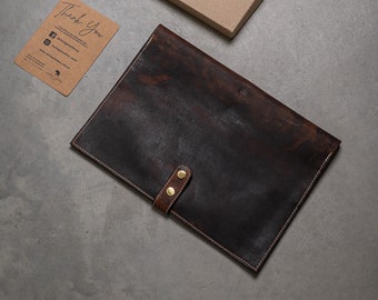 Leather Portfolio Document Organizer A4 Document Holder Paper Case Office Case A4 Paper Folder Paper File Organizer  Paper Document Case