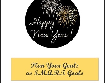 Plan your Goals with S.MA.R.T. Goals Workbook - Fillable PDF