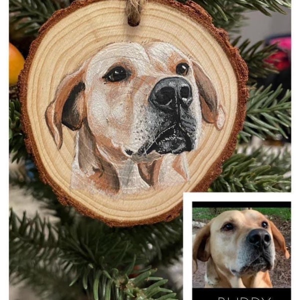 Pet Portrait Ornament