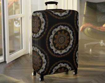 Luggage Cover, Suitcase Cover, Mandala Luggage Cover, Mandala Suitcase Cover, Suitcase, Luggage, Unique Luggage, Eye Catching