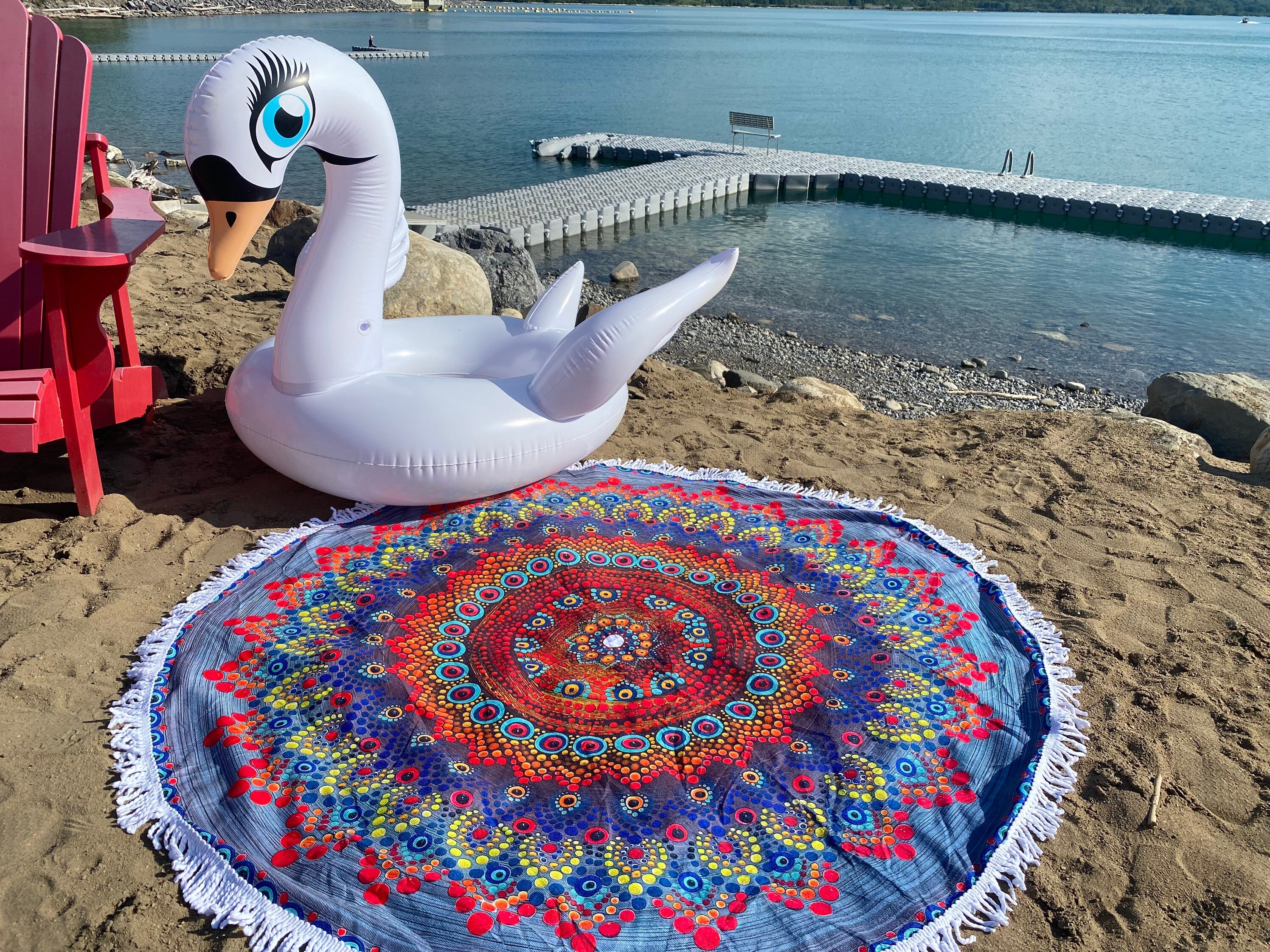 Mandala Beach Blanket Etsy Canada