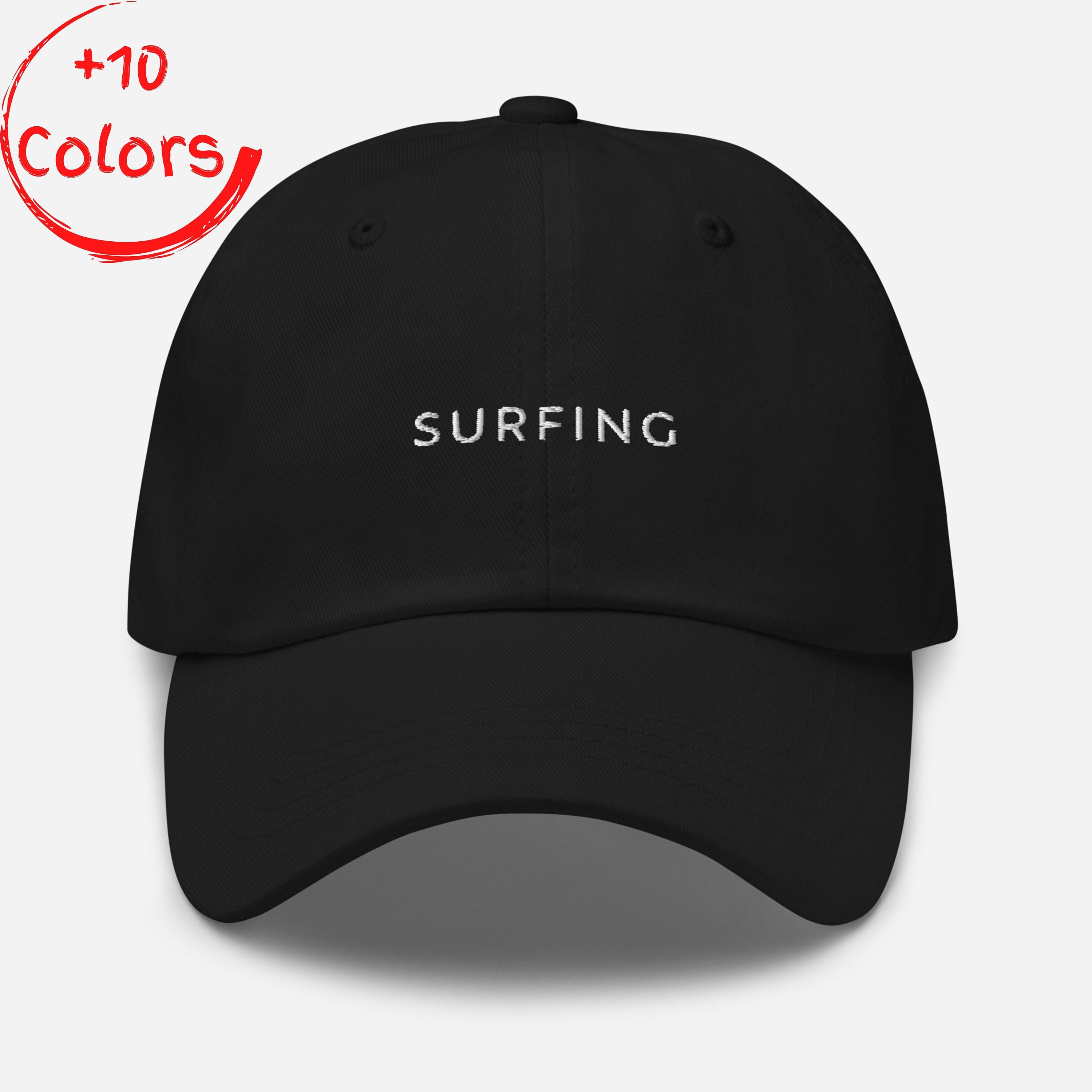 Surfer Riding Wave Dad Hat, Surfer Hat, Surfing Cap, Surfing Design, Beach Hat, Surfer Love, Gift for Surfer, Surfing Baseball Hat