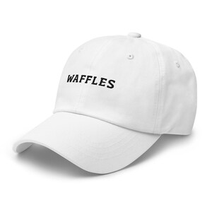 Waffles Embroidered Hat | Breakfast Lover Gift Cap | Funny Waffle House Hat
