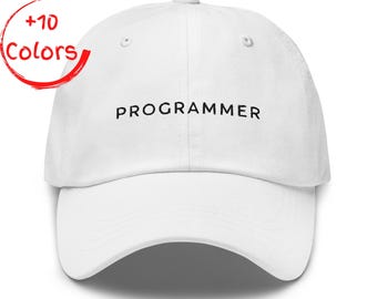 Programmierer Bestickter Hut | Software-Ingenieur Geschenk | Coding Life Cap | Tech Professional Geschenk