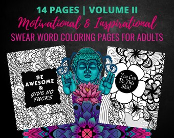 Download Color To Release Your Anger White Edition Intense 3d Swear Etsy
