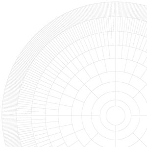 Family Tree - 10 Gen Blank Circle Chart - 2 versions - Ready to print - Vector Digital File