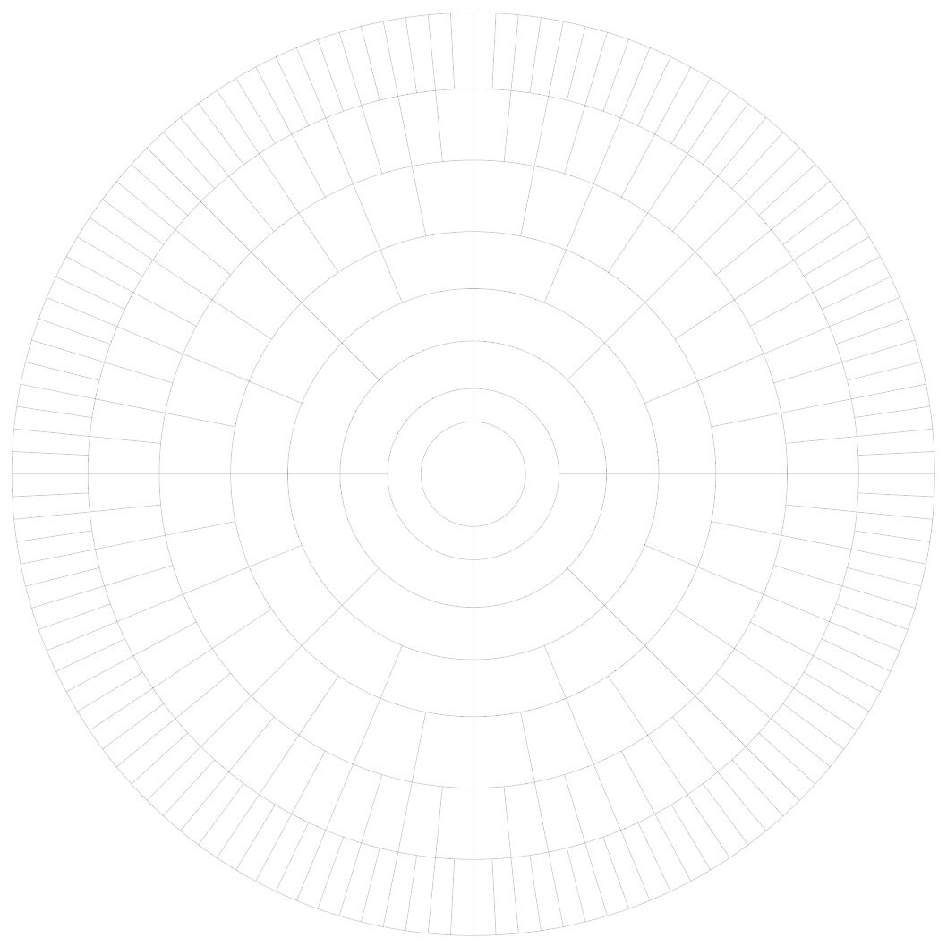 Family tree 8 gen blank circle chart 2 versions ready to print