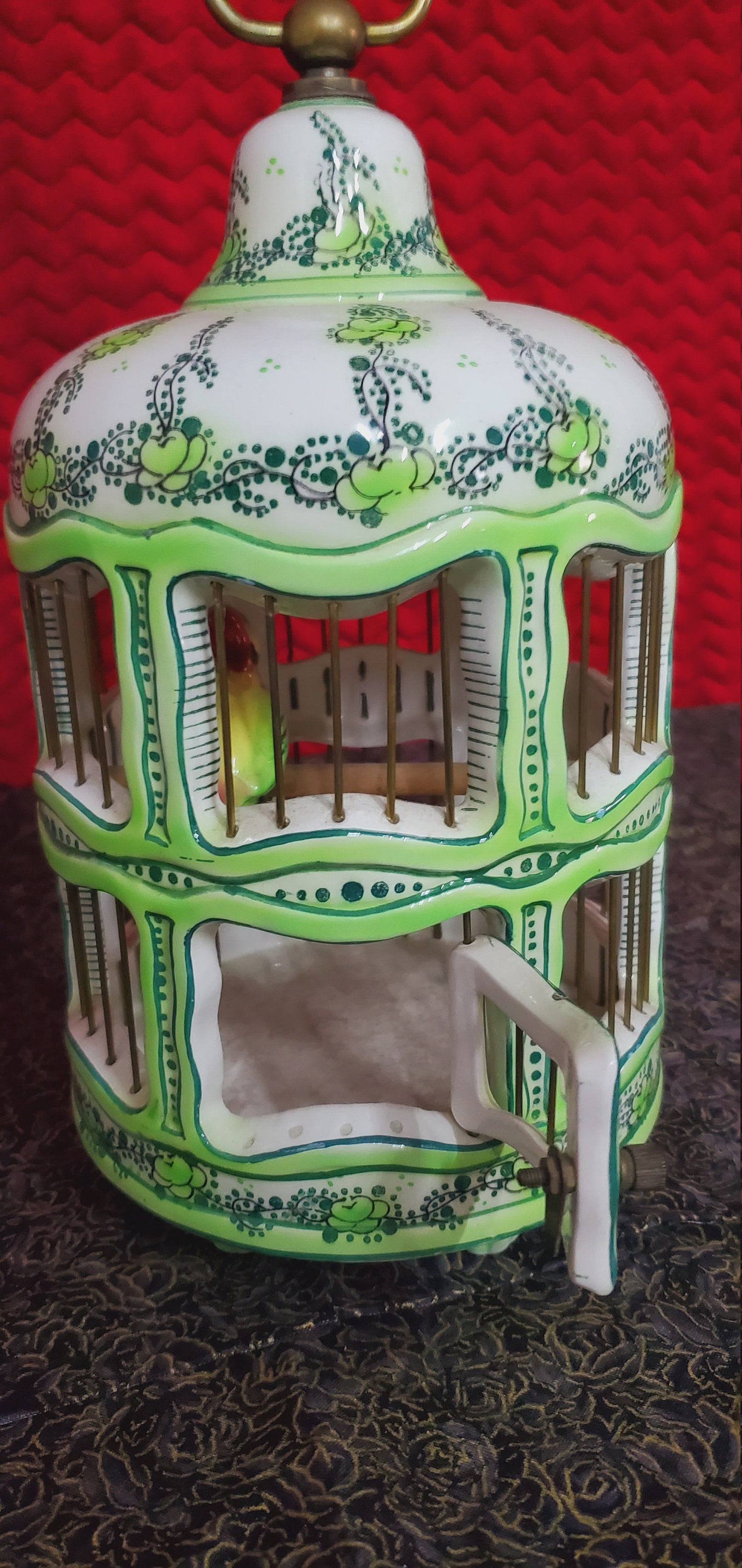Meiselman ceramic Bird Cage Italy 1950 Etsy