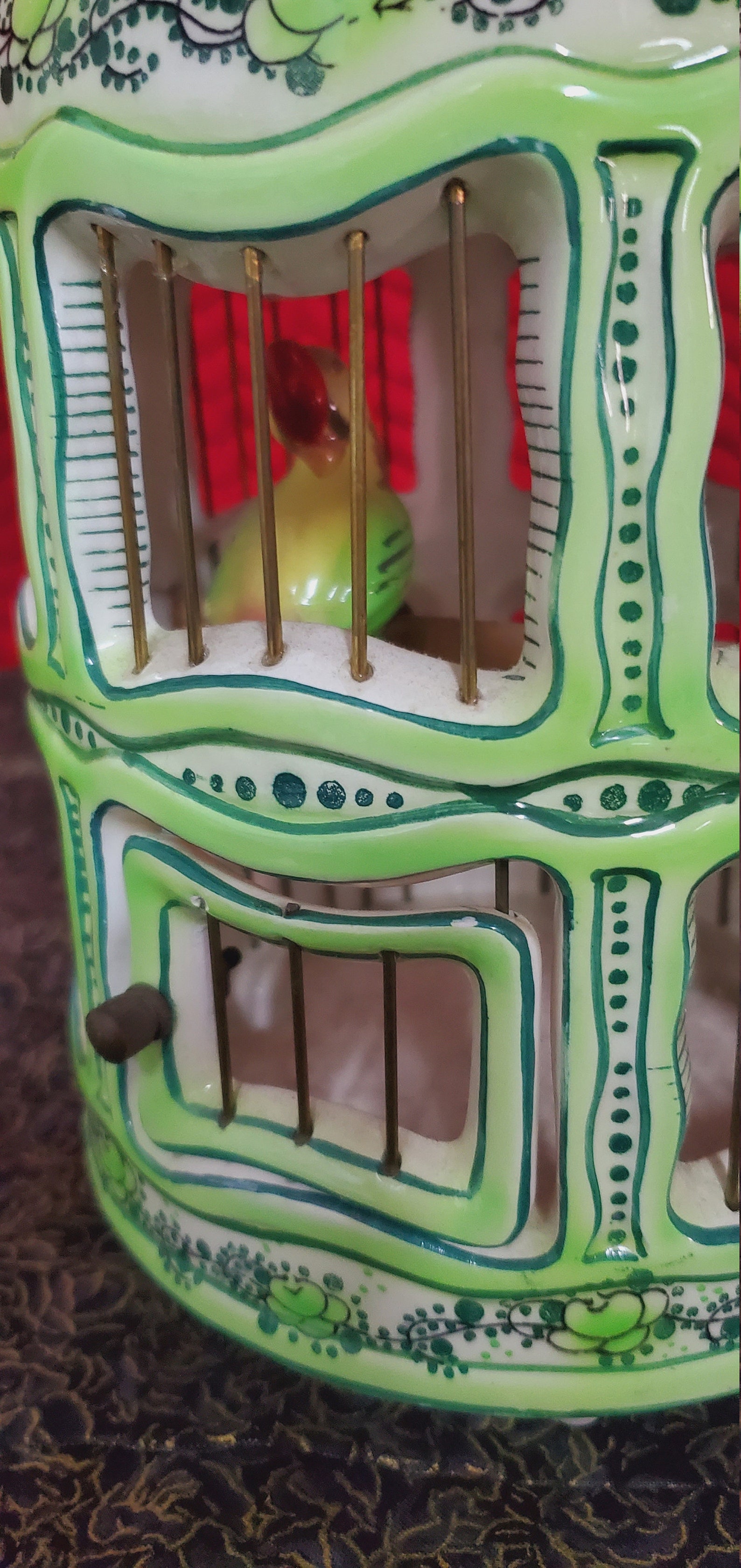 Meiselman ceramic Bird Cage Italy 1950 Etsy