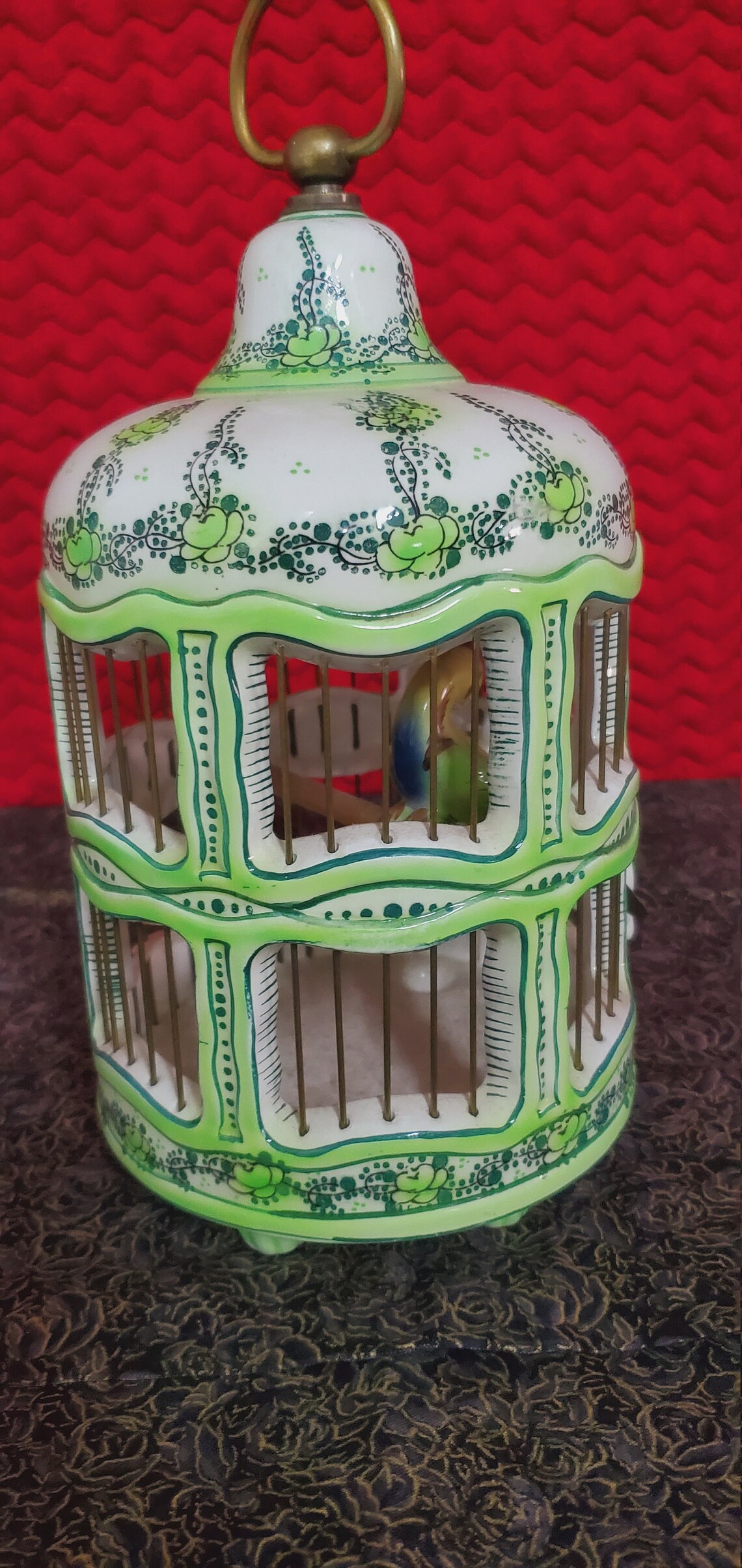 Meiselman ceramic Bird Cage Italy 1950 Etsy