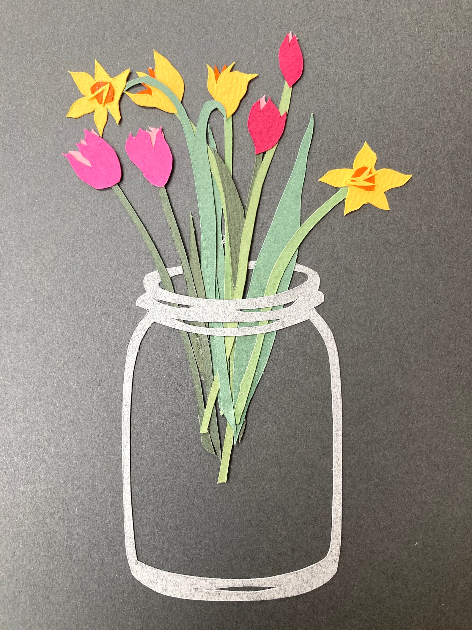 Hand Cut Paper Flowers Original Paper Cut Art Work Unique Etsy