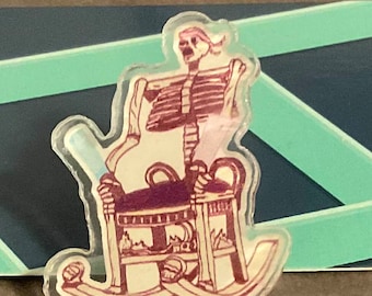 Chair-Kun WAKE ME UP: Acrylic Pin 1.5&quot;