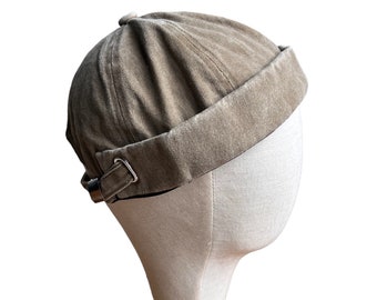 Unisex Cotton Docker Hat, Beanie , Birmless Hat , Skull Hat