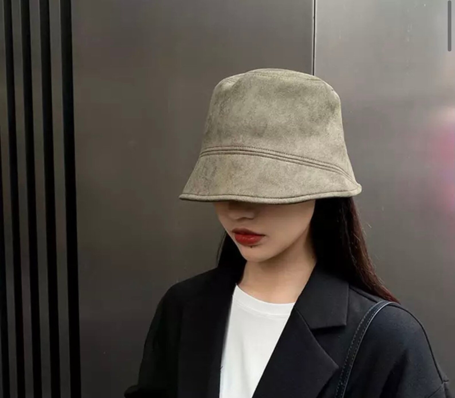 Womens Japanese Bucket Hat Womens Bucket Hat Faux Leather Etsy