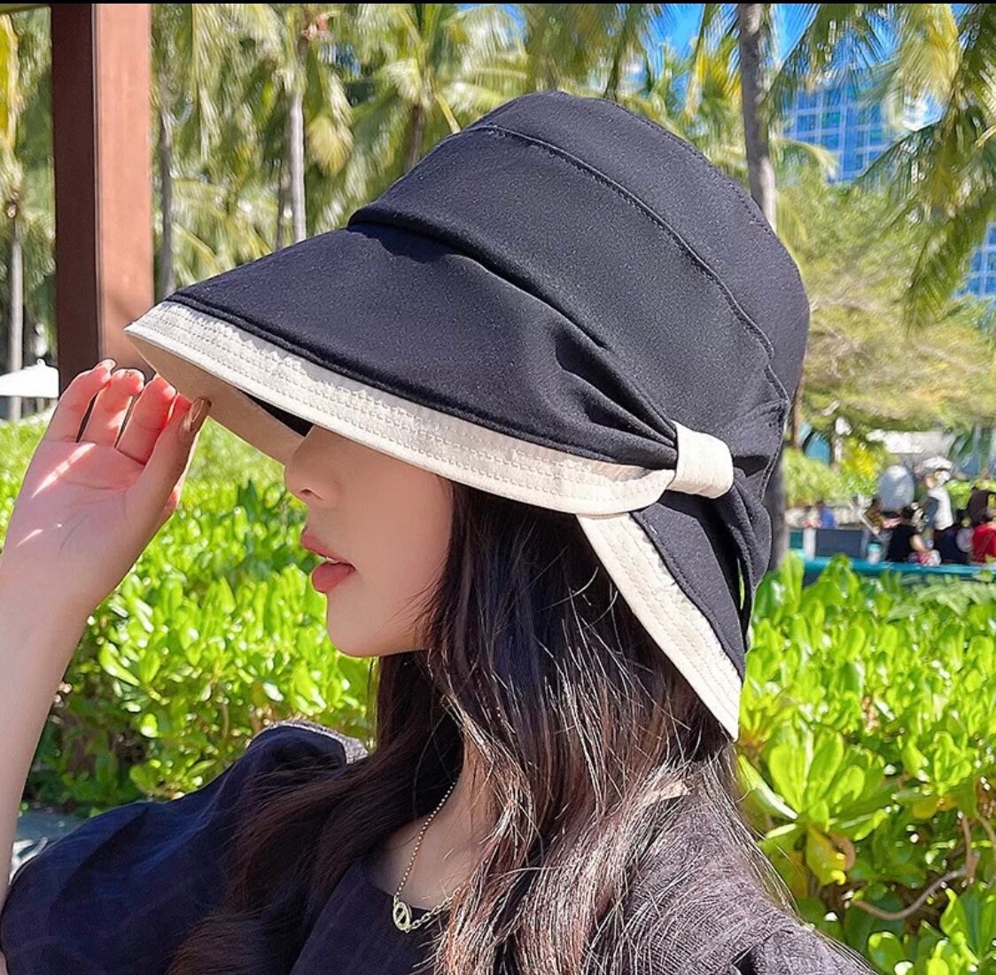 Ladies Beach Hat Wide Brim Cotton Hat Ladies Sun Hat | Etsy UK